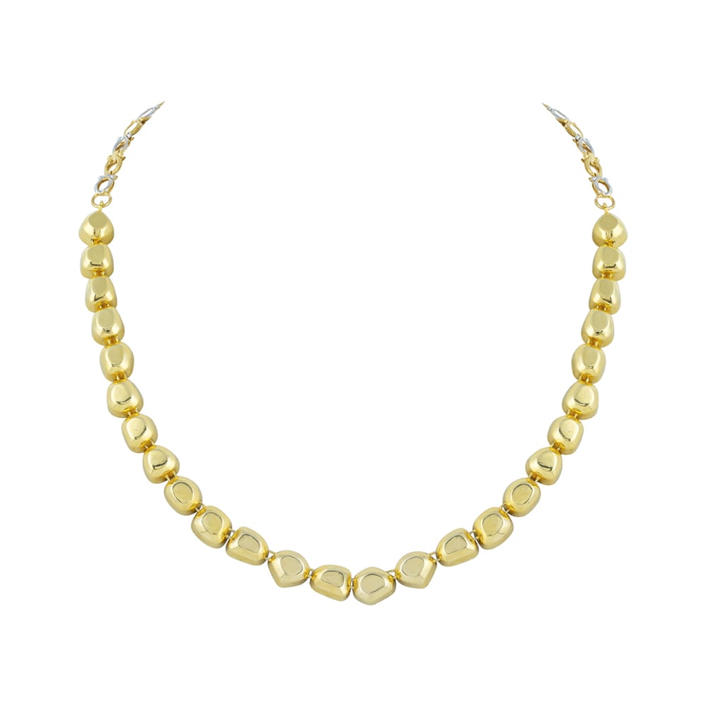 Polki Necklace Line in Open Setting